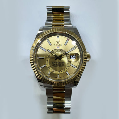 Rolex Sky-Dweller 42mm Champagne Dial 336933 (2024)