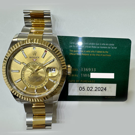 Rolex Sky-Dweller 42mm Champagne Dial 336933 (2024)
