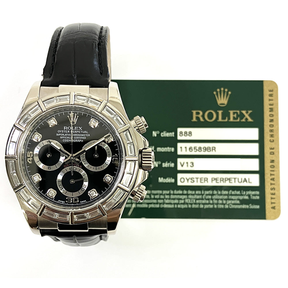 Rolex Daytona Black Diamond Dial 116589BR