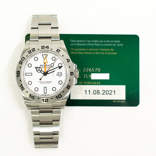 Rolex Explorer II 42mm White Dial 226570 (2021)