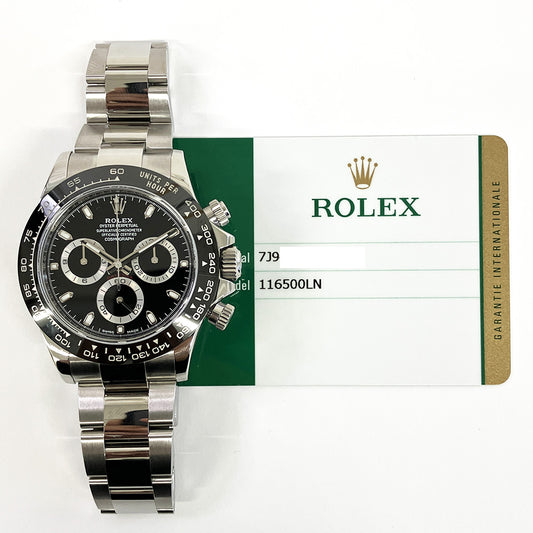 Rolex Daytona Ceramic Bezel Black Dial 116500LN