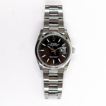 Rolex Datejust 36mm Black Dial 126200 (2020)