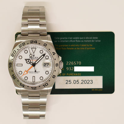 Rolex Explorer II 42mm White Dial 226570 (2023)