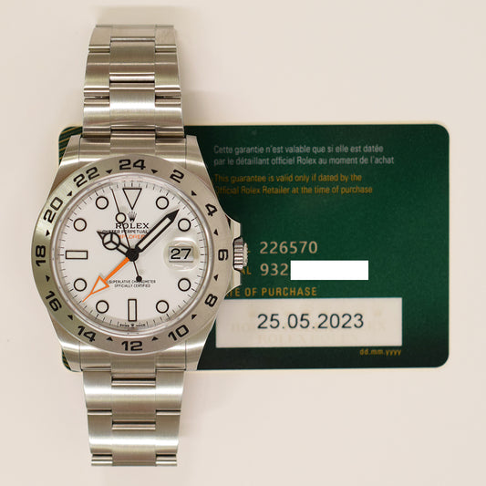 Rolex Explorer II 42mm White Dial 226570 (2023)