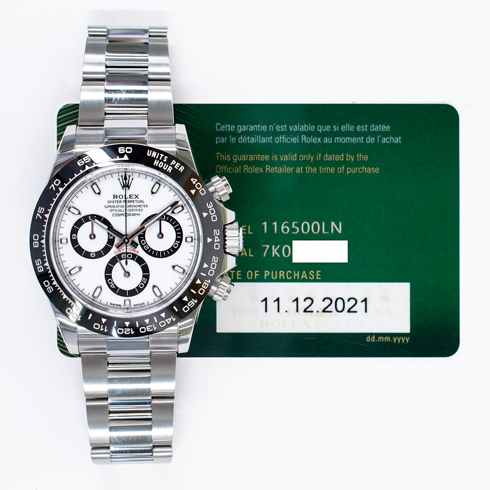Rolex Daytona White Dial 116500LN (2021)