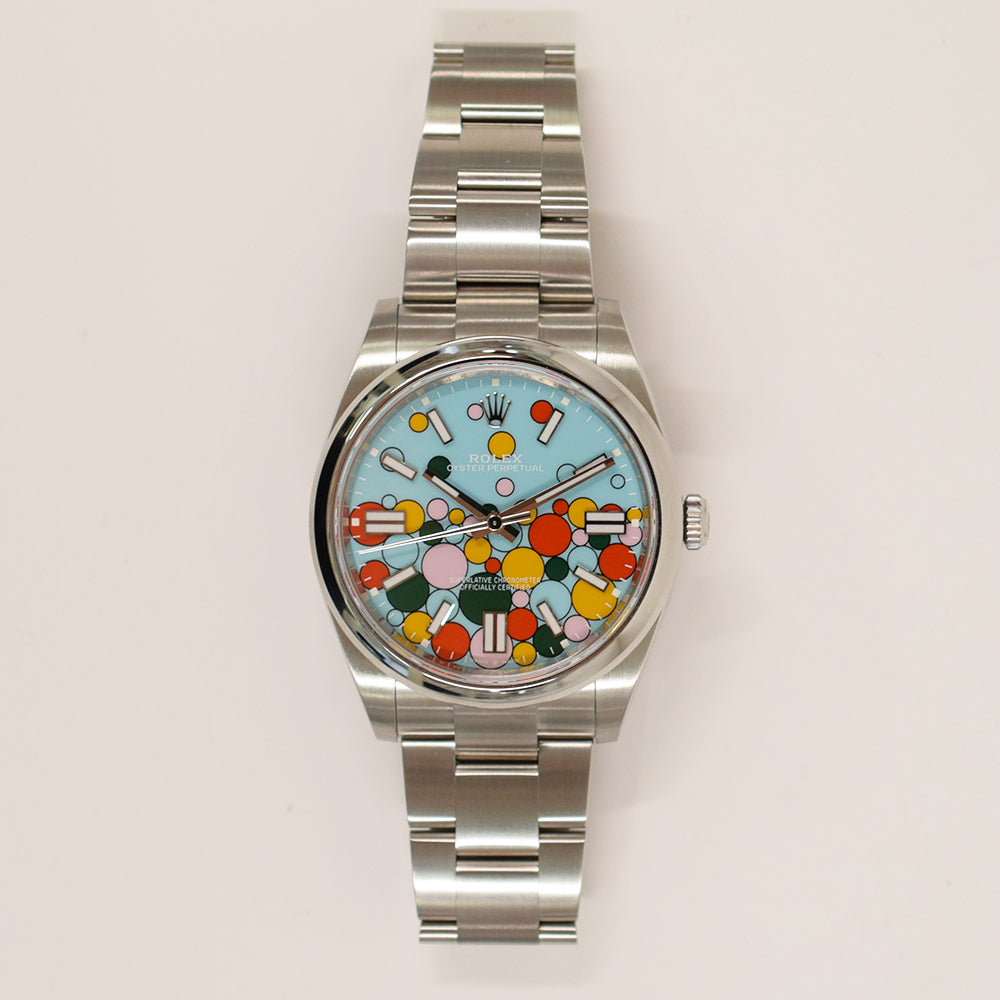 Rolex Oyster Perpetual 41mm Celebration Dial 124300 (2023)