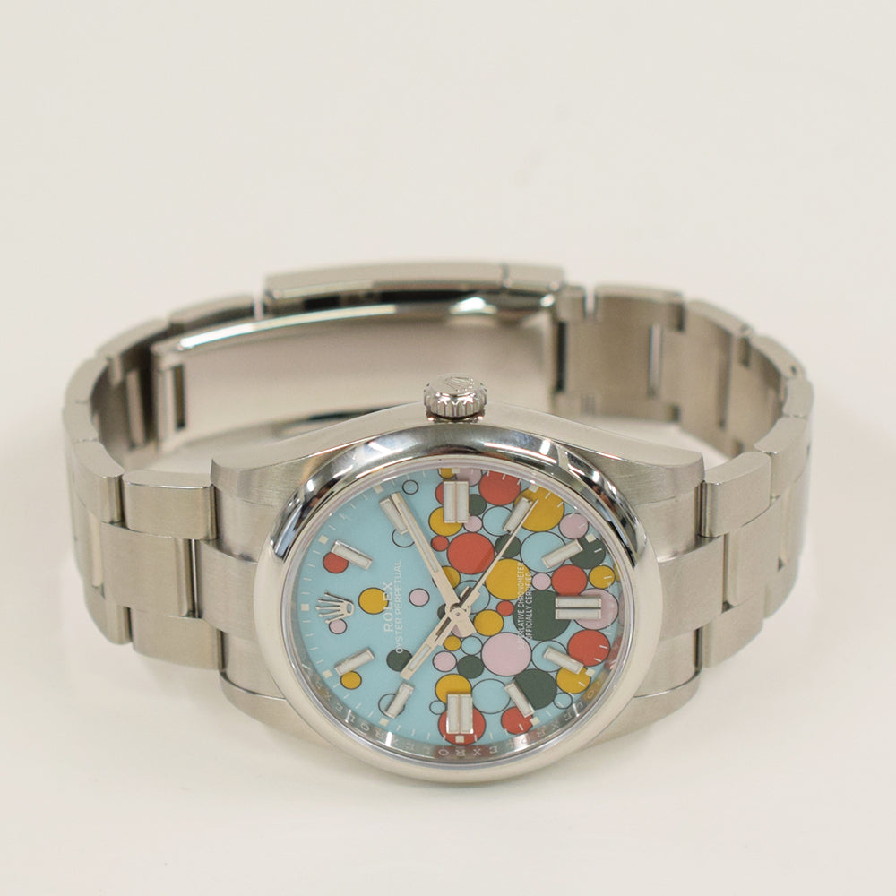 Rolex Oyster Perpetual 41mm Celebration Dial 124300 (2023)