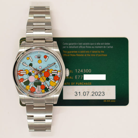 Rolex Oyster Perpetual 41mm Celebration Dial 124300 (2023)