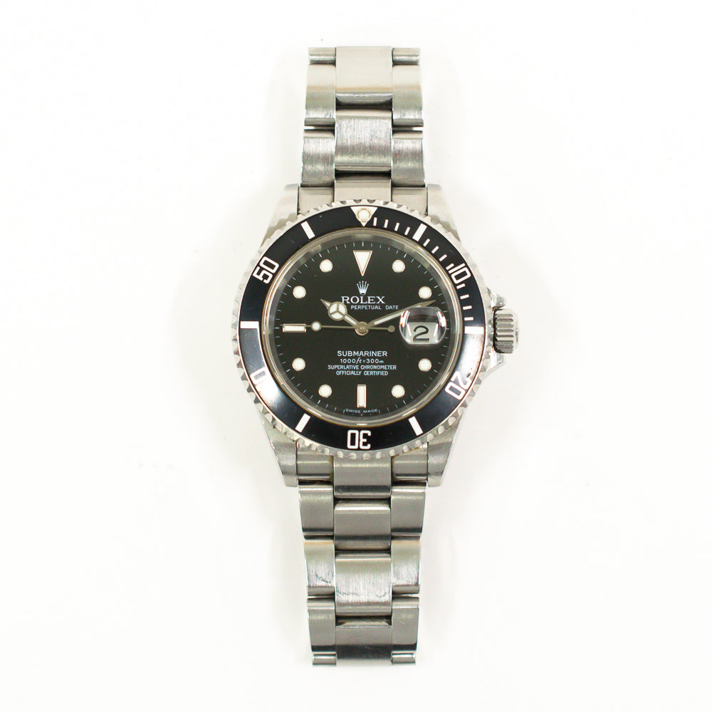 Rolex Submariner Date 41mm Black Dial 16610 (2006)