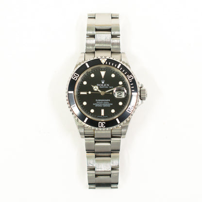 Rolex Submariner Date 41mm Black Dial 16610 (2006)