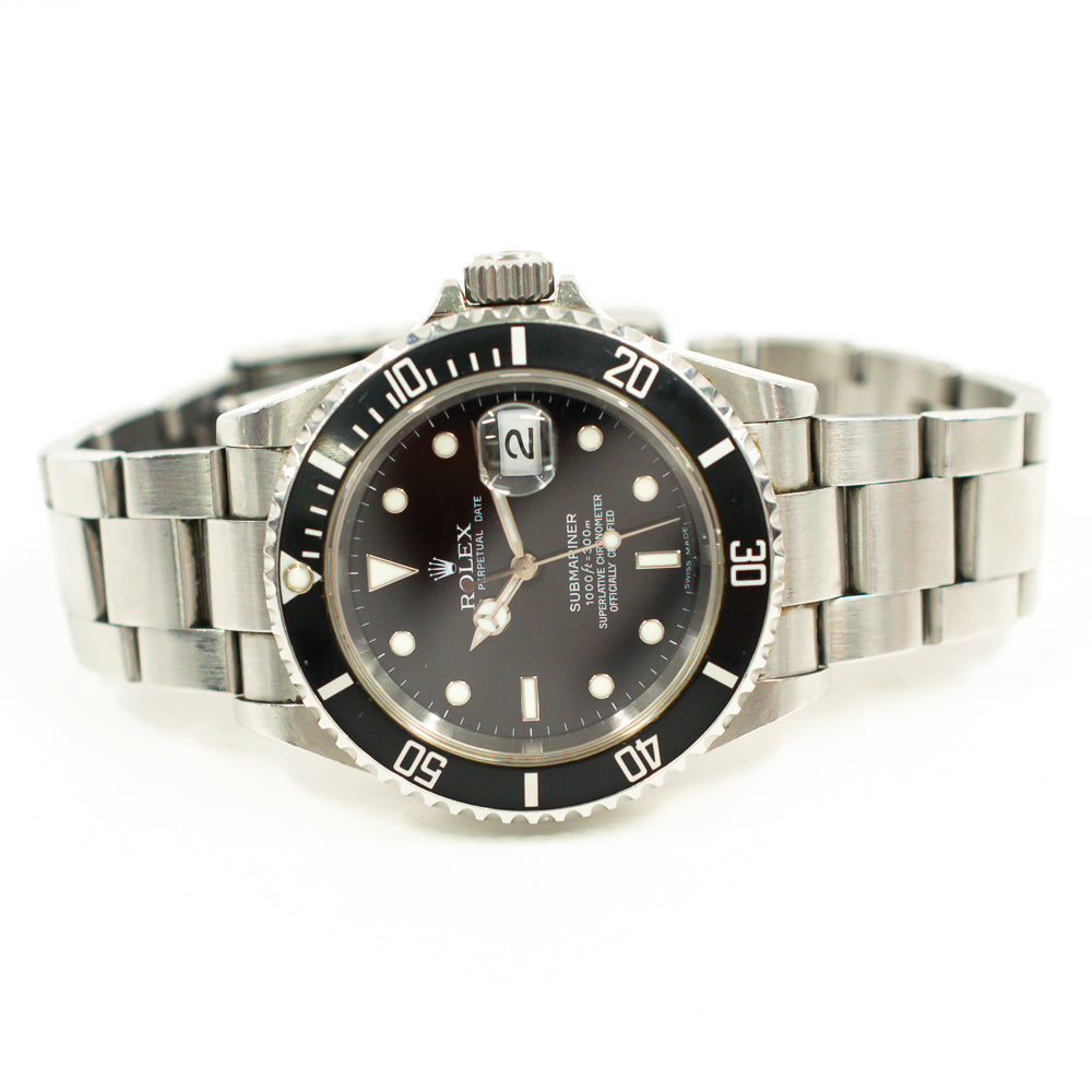 Rolex Submariner Date 41mm Black Dial 16610 (2006)
