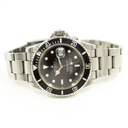 Rolex Submariner Date 41mm Black Dial 16610 (2006)