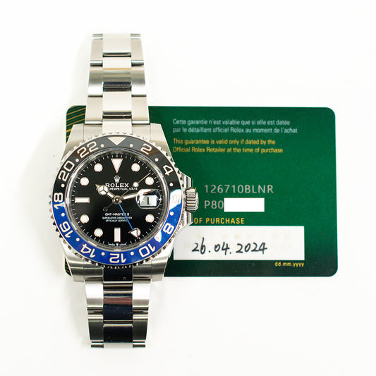 Rolex GMT-Master II "Batman" Dial 126710BLNR (2024)