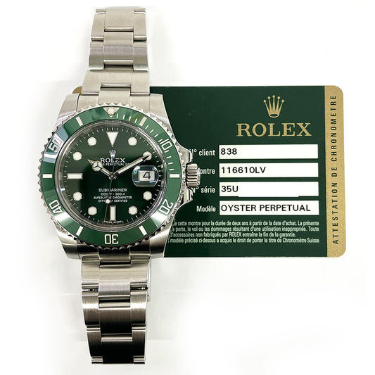 Rolex Hulk Dial 116610LV