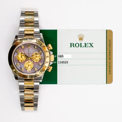 Rolex Daytona Black Mop Diamond Dial 116523NG (2016)
