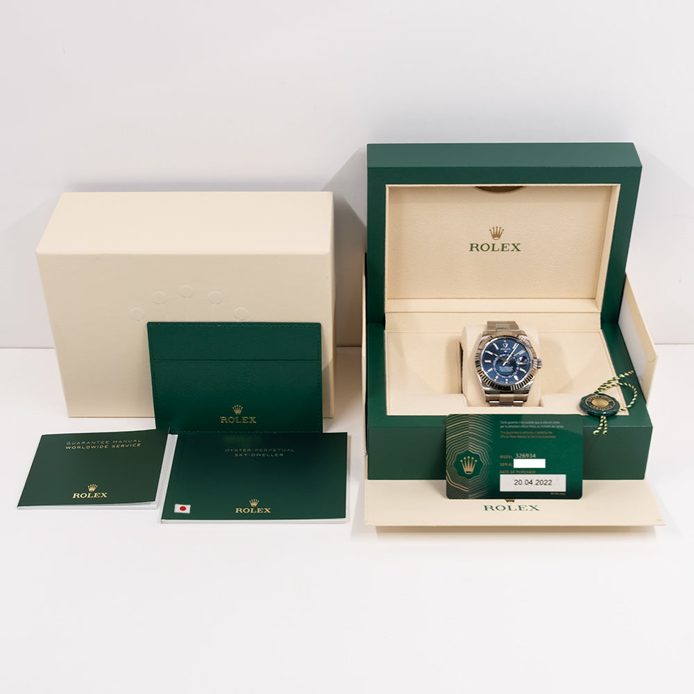 Rolex Sky-Dweller 42mm Blue Dial 326934 (2022)