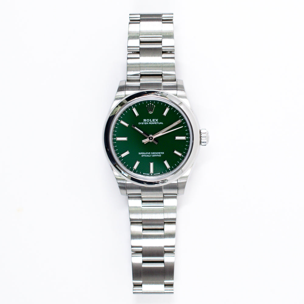 Rolex Oyster Perpetual 31mm Green Dial 277200 (2022)