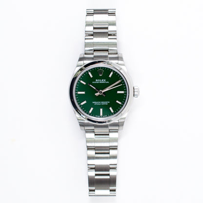 Rolex Oyster Perpetual 31mm Green Dial 277200 (2022)