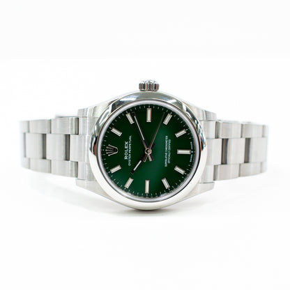 Rolex Oyster Perpetual 31mm Green Dial 277200 (2022)