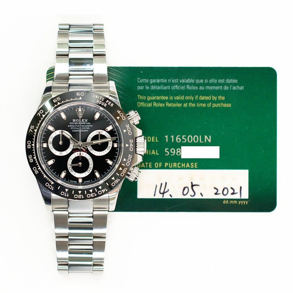 Rolex Daytona Black Dial 116500LN (2021)