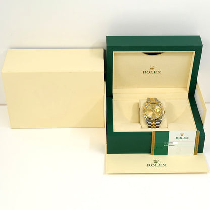 Rolex Datejust 41mm Champagne Diamond Dial 126333G (2017)