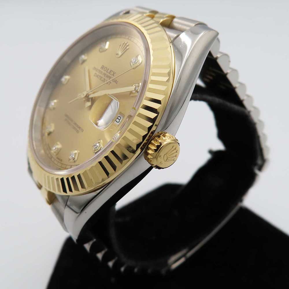 Rolex Datejust 41mm Champagne Diamond Dial 126333G (2017)