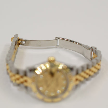 Rolex Lady-Datejust 26mm Champagne Diamond Dial 179313G (2016)