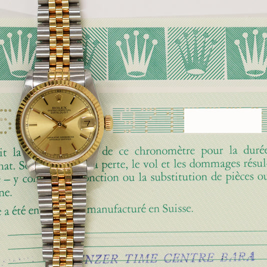 Rolex Datejust 31mm Champagne Dial 68273