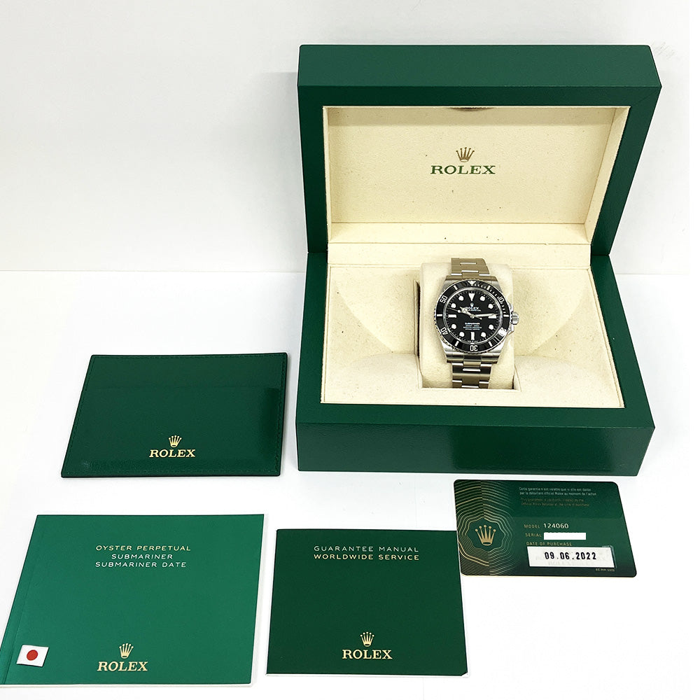 Rolex Submariner Black Dial 124060