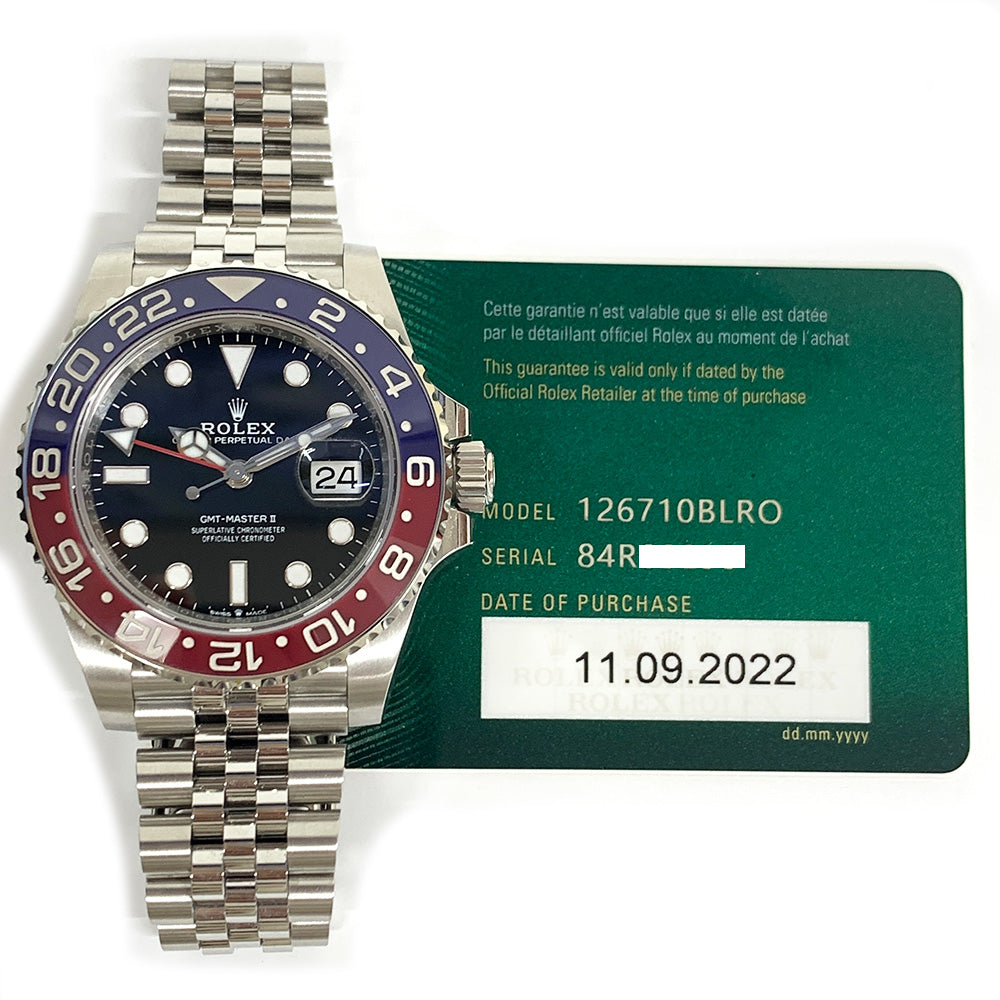 Rolex GMT-Master II  Pepsi Dial 126710BLRO