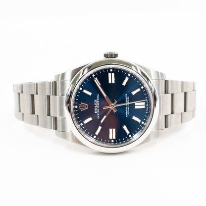 Rolex Oyster Perpetual 41mm Blue Dial 124300 (2024)