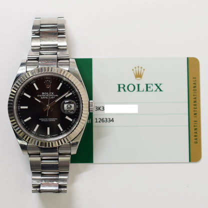 Rolex Datejust 41mm Black Dial 126334 (2018)