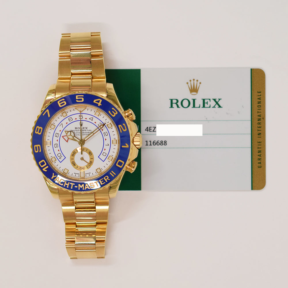 Rolex Yacht-Master II White Dial 116688 (2018)