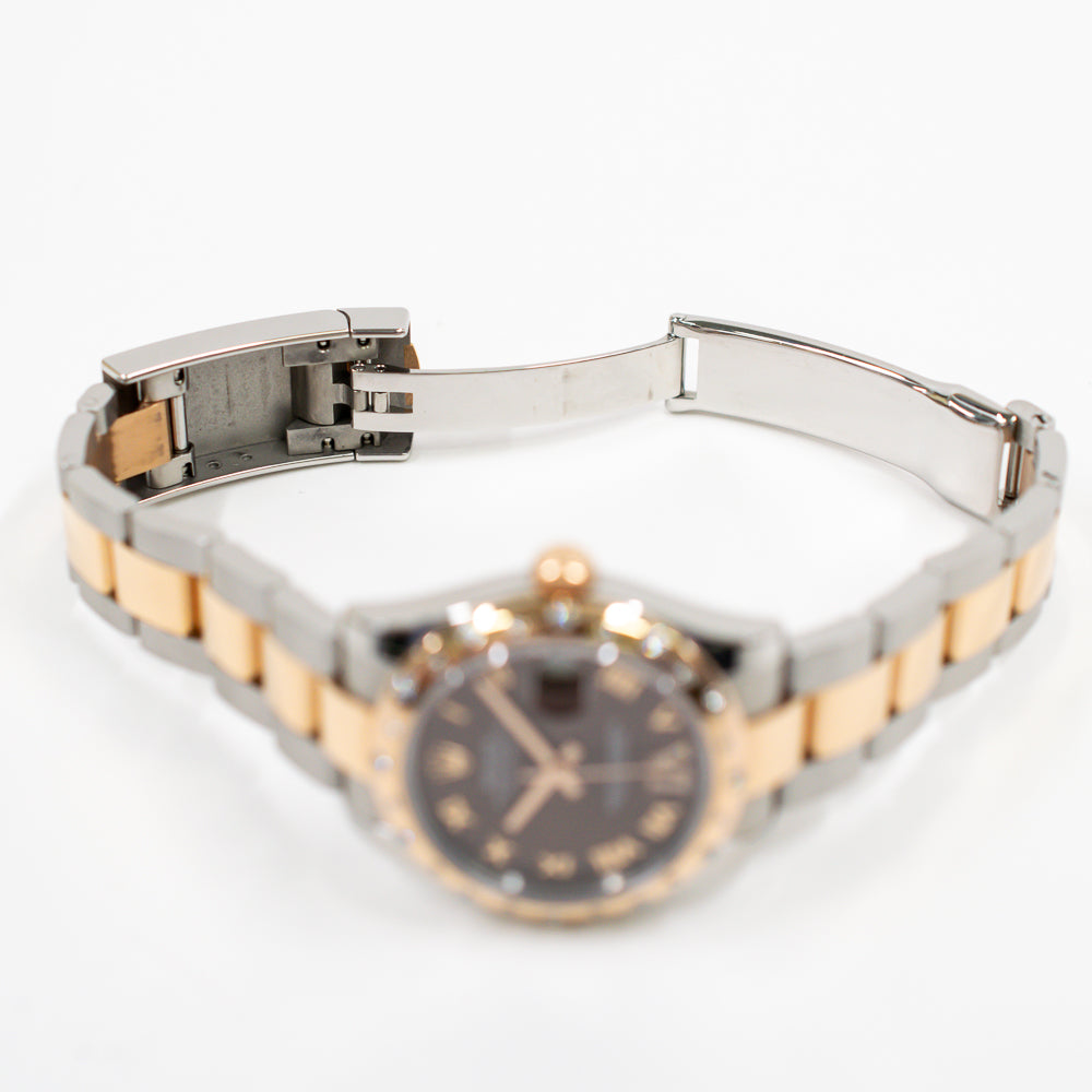 Rolex Datejust 31mm Chocolate "VI" Diamond Dial 178341 (2017)