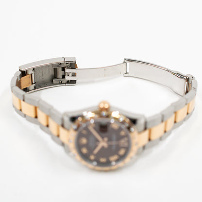 Rolex Datejust 31mm Chocolate "VI" Diamond Dial 178341 (2017)