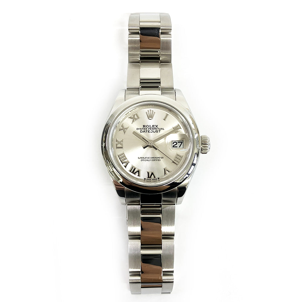 Rolex Lady-Datejust Silver Roman Dial 279160