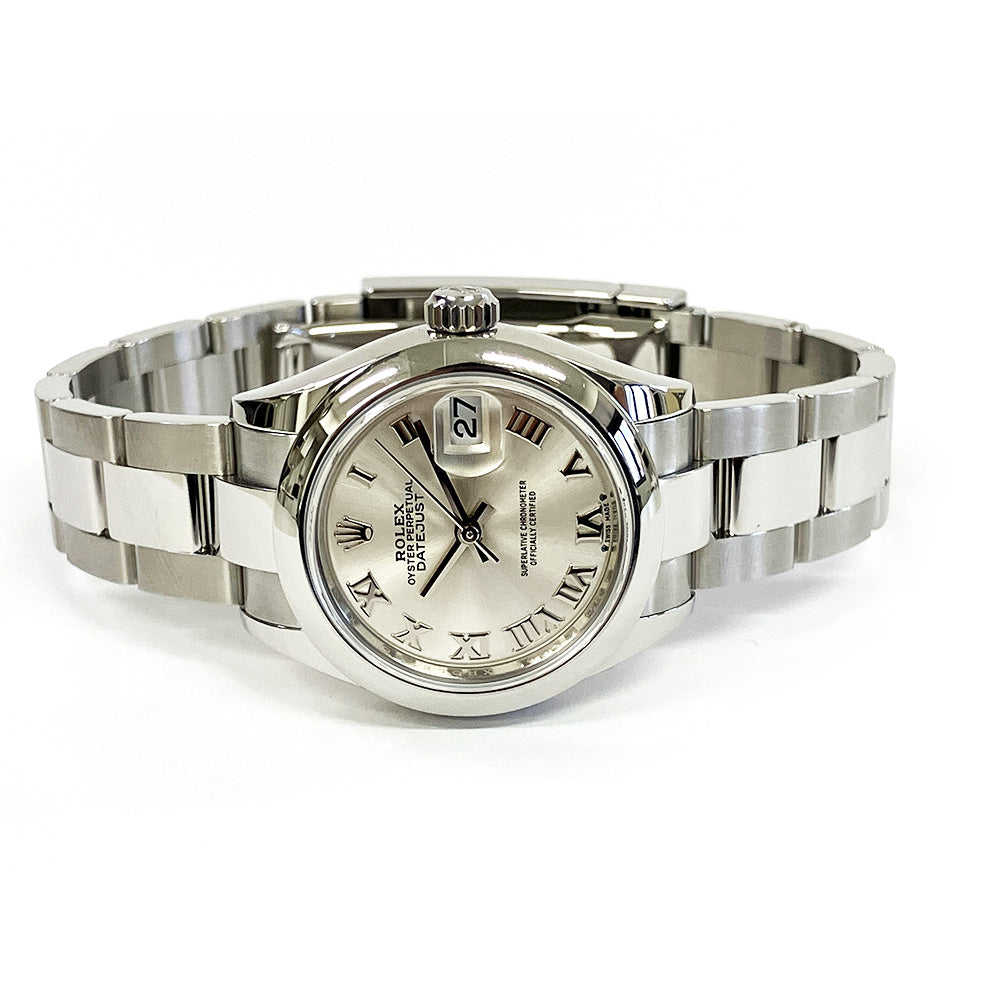 Rolex Lady-Datejust Silver Roman Dial 279160