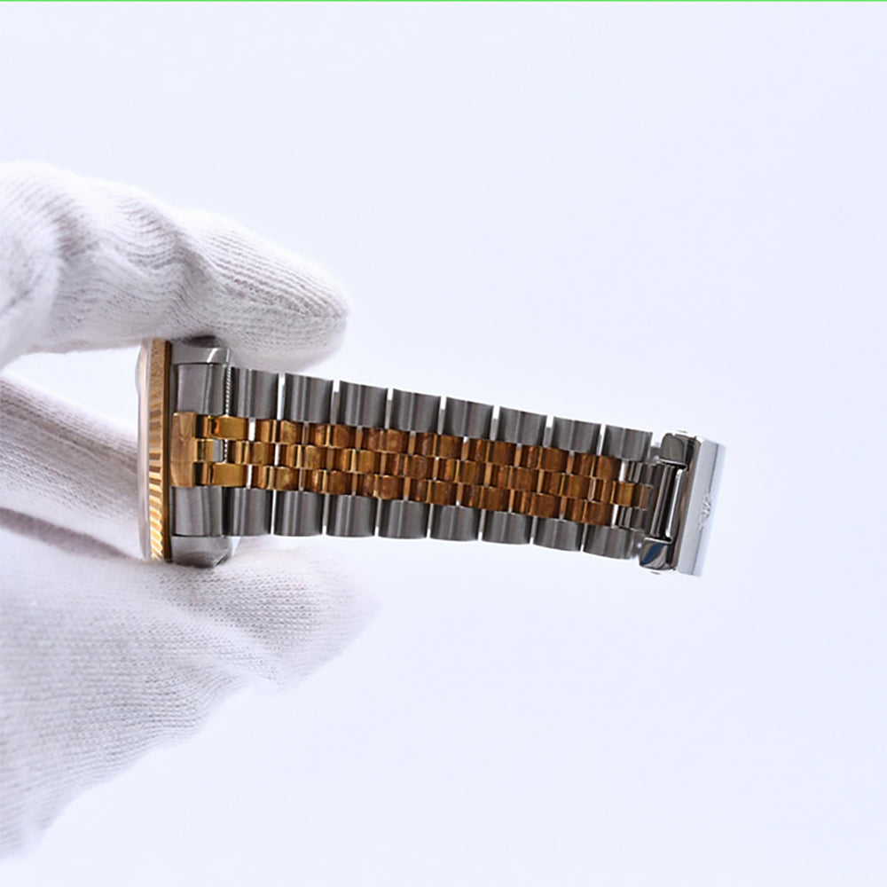 Rolex Datejust 36mm Champagne Diamond Dial 16233G (1995)