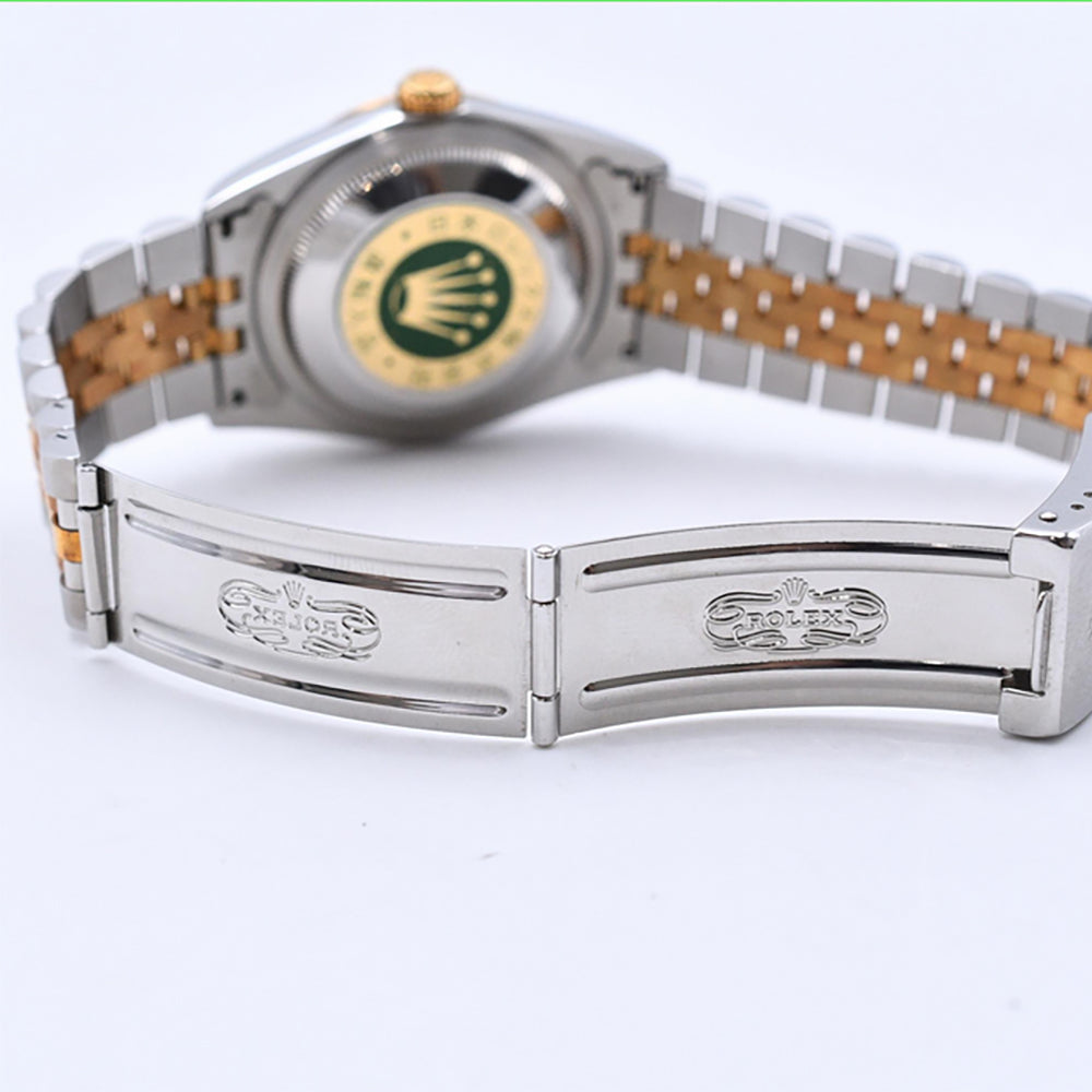 Rolex Datejust 36mm Champagne Diamond Dial 16233G (1995)