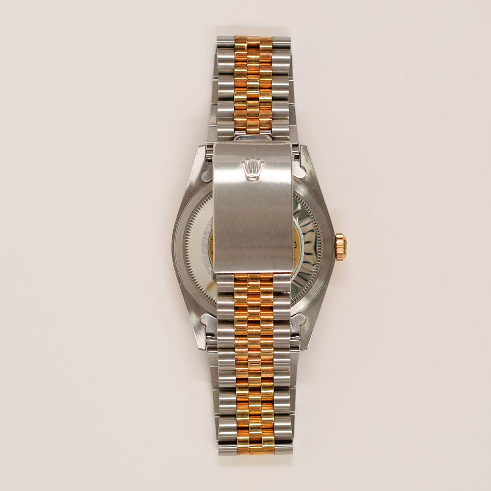 Rolex Datejust 36mm Champagne Diamond Dial 16233G (1995)