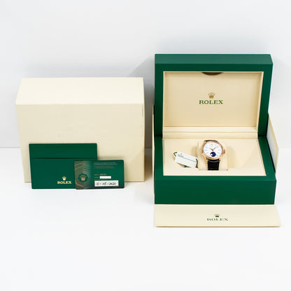 Rolex Cellini Moonphase 39mm White Dial 50535 (2021)