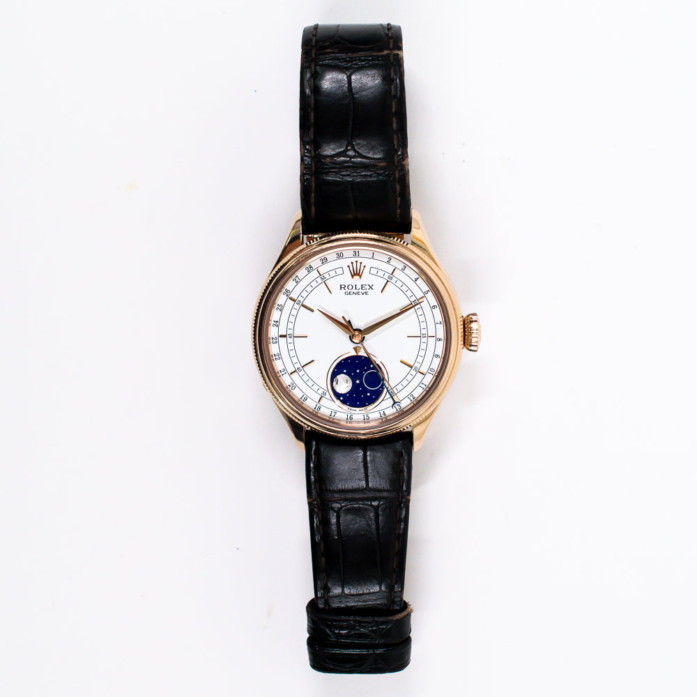 Rolex Cellini Moonphase 39mm White Dial 50535 (2021)
