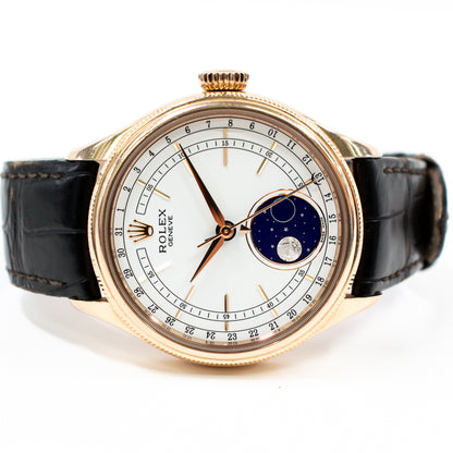 Rolex Cellini Moonphase 39mm White Dial 50535 (2021)
