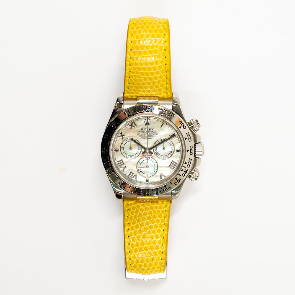 Rolex Daytona Yellow Mop Roman Dial 116519 (2007)