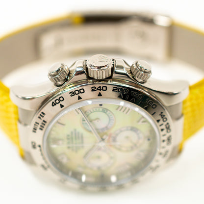 Rolex Daytona Yellow Mop Roman Dial 116519 (2007)