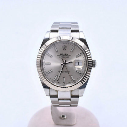 Rolex Datejust 41mm Silver Dial 126334 (2017)