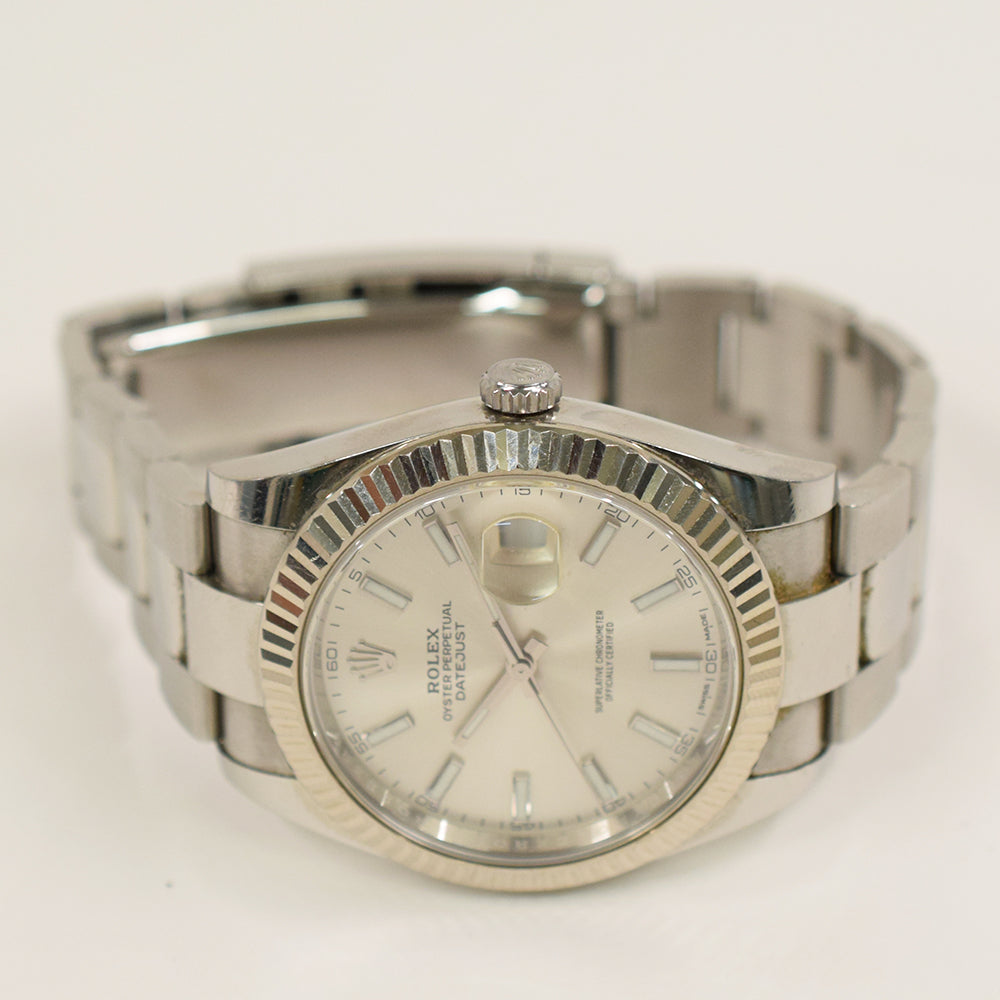 Rolex Datejust 41mm Silver Dial 126334 (2017)