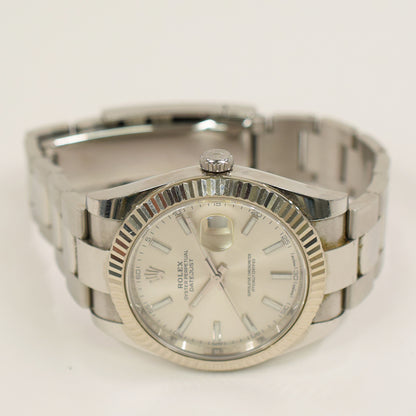 Rolex Datejust 41mm Silver Dial 126334 (2017)