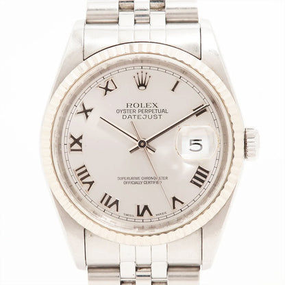 Rolex Datejust 36mm Silver Roman Dial 16234 (2003)