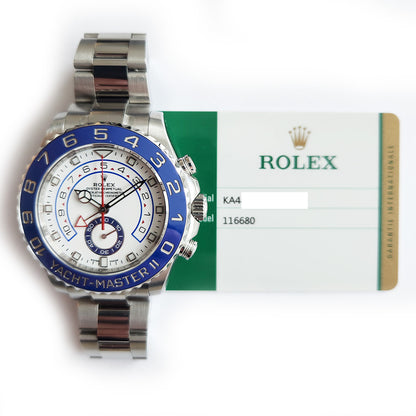 Rolex Yacht-Master II White Dial 116680